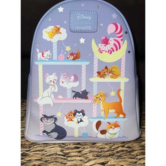 Loungefly Disney Cats Starry Night Mini Backpack - Picture 1 of 5